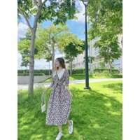 DTR1663 ĐẦM VẢI LỤA FREESIZE