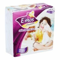 [dts]   [Combo 10 bịch] KHĂN GIẤY ĐA NĂNG EMOS Premium 100 TỜ