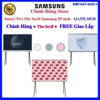 [ĐỦ 3 MÀU] Smart Tivi The Serif QLED Samsung QA55LS01B /QA55LS01BB /QA55LS01BA /QA55LS01BP 4K 55 inch 55LS01B - có chân