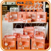 [ĐỦ 4 SIZE] Sỉ 20 Cái-Túi Giấy Mika Mặt Kính Đựng Quà Tặng,Túi Đựng Quà Bó Hoa, Hoa Khô, Túi Đựng Yến Chưng, Mỹ phẩm