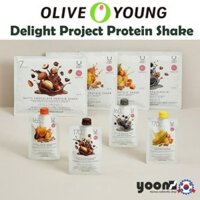 [Dự án Delight] Protein Shake (Sôcôla Nutty / Khoai lang & Ngũ cốc / Ngô & Castella / Hạt mè đen & Injeolmi) _ Từ HÀN QUỐC