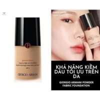 (Đủ Bill+30ml) Kem nền Giorgio Armani Power Fabric Foundation cho làn da mịn màng, tỏa sáng