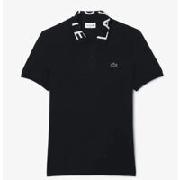 (Đủ bill chính hãng) Áo LACOSTE Màu Black Chữ To Viền Cổ Slim Fit Nhập Khẩu Chính Hãng Từ Mỹ