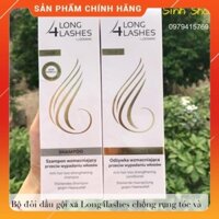 (đủ bill) Combo Dầu Gội Đầu và Dầu Xả Long4lashes Chống Rụng Tóc Giúp Mọc Tóc 200ml