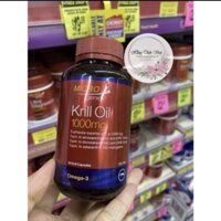 (Đủ bill) Dầu nhuyễn thể Microgenics Krill Oil 1000mg 60v