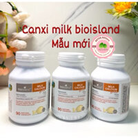 [Đủ Bill+Tem Chemist] Canxi Milk Bio Island 90v Phát Triển Răng ,Xương Chắc Khỏe Cho Bé
