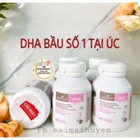 [Đủ Bill+ Tem Chemist ] DHA Bầu Nuôi Bé Thông Minh Từ Trong Bụng Mẹ Bioisland Lọ 60 Viên