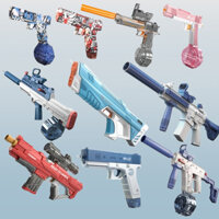 Đủ Bộ Súng Nước Điện Tự Động Water Gun Súng Phun Nước Áp Lực Mạnh Quà Tặng Mùa Hè Cho Bé LÂM DƯƠNG TOYS