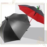 Dù che mưa cỡ lớn, ô che nắng chống tia UV thiết kế 2 lớp cán dài có bọc nhựa bảo vệ chống nhỏ giọt