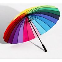 Dù đi mưa 7 sắc cầu vòng - lớn đường kính hơn 1m, Dù đi mưa 7 sắc cầu vòng - lớn đường kính hơn 1m