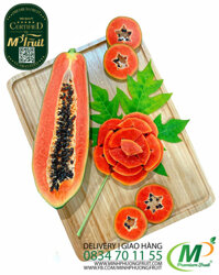 Đu Đủ Da Xanh Ruột Đỏ Giống Thái | Depaco Farm