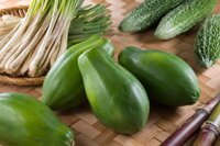 Đu đủ xanh (mỏ vịt)