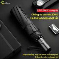 Dù gấp gọn AIGE ô che nắng mưa cầm tay, tự động bật tắt, chống tia UV, ô dù che nắng mưa tia cực tím