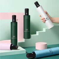 Dù Gấp Gọn Màu Đen Chống Mưa Nắng Dành Cho Nam Nữ