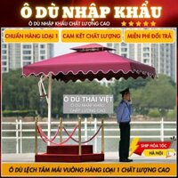 Dù lệch tâm, ô lệch tâm, ô dù che nắng ngoài trời lệch tâm vuông 2m5 bản cao cấp vải dù PU chống thấm nước A01