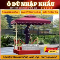 Dù lệch tâm, ô lệch tâm, ô dù che nắng ngoài trời lệch tâm vuông 2m5 bản cao cấp vải dù PU chống thấm nước A02