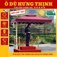 Dù lệch tâm vuông 2,5x2,5m HÀNG NHẬP KHẨU CAO CẤP vải dù polyester chống thấm tuyệt đối