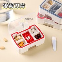Du Lịch Cắt Nhỏ Máy Xay Thuốc Thiết Bị Phay Thuốc Bốn Hộp Kho Báu Mini Di Động Gia Đình Chia Máy Xay Máy Nghiền20250315