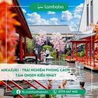 Du lịch Đà Nẵng LAMBABA E-Tiket Công viên nước nóng 365 Water Park Mikazuki Đà Nẵng - Combo CVN  Onsen  Bữa ăn  - Người lớn