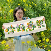Du Lịch Mùa Xuân Cắm Trại Ngoài Trời Đồng Hồ Cầm Tay Biểu Ngữ Nhỏ Mùa Xuân Không Khí Trang Trí Nền Vải Ảnh Đạo Cụ Tấm Thảm yy3.19