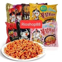 (đủ loại) LỐC 5 GÓI MÌ KHÔ GÀ CAY SAMYANG 140g, mì samyang phô mai cay, mì khô gà kem carbonara
