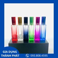 ĐỦ MÀU CHAI CHIẾT NƯỚC HOA VUÔNG 20ML  - Mau Do - 3 Chai