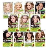 [Đủ màu] Garnier Nutrisse Creme Thuốc Nhuộm Tóc phủ bạc, bền màu vĩnh viễn của Đức