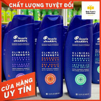 [ĐỦ MÀU] HEAD MỸ GIẢM GÀU, NẤM, DẦU GỘI HEAD & SHOULDERS MỸ CLINICAL STRENGTH 400ML