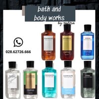 [ĐỦ MÙI] Sữa Tắm Nam Bath And Body Works 3 In 1 Hair,Face And Body Wash 295ml
