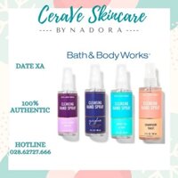 [Đủ Mùi] Xịt Rửa Tay Khô Bath And Body Works Hand Spray (88ml)