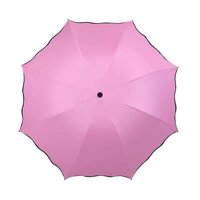 Dù nở hoa, dù gấp gọn chống tia UV, ô dù hoa  che nắng che mưa hữu hiệu - Màu hồng