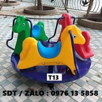 Đu Quay 3 Con Ngựa