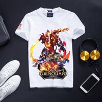 [Đủ Size] Áo Liên Quân Mobile Cotton Màu Trắng Ngộ Không Hõa Nhãn Kim Tinh