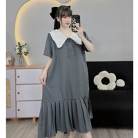 Đủ size từ 45-100kg.váy bầu thiết kế bigsize dáng công sở xếp ly sang chảnh