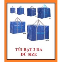 ĐỦ SIZE - Túi bạt, túi dứa có dây kéo đựng đồ, quai xách chắc chắn