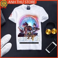 [Đủ Size]Áo Thun Free Fire Màu Trắng Cực Đẹp Vải Cotton - Thẻ Vô Cực Mùa 19 SALE 85%
