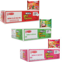 ĐỦ VỊ _ Thùng 24 gói miến Phú Hương 63g