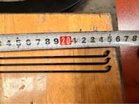 Đũa 244mm - Thép Đen Tròn - Căm Nan Hoa - (fixed gear) - 244mm (chiếc)