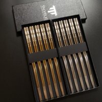 Đũa Ăn Cơm Inox 304 Màu Bạc Màu Vàng Talycuc