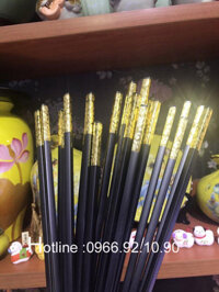 Đũa ăn đầu bọc vàng cao cấp