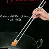 Đũa cả inox 304 chính hãng SSGP không nóng tay