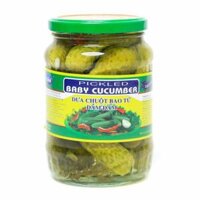 Dưa Chuột Bao Tử Ngâm Giấm, Pickled Baby Cucumber (680g) - EUFOOD