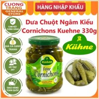 Dưa Chuột Ngâm Kiểu Cornichons Kuehne 330g