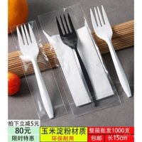 Đũa dùng một lần dày hơn với khăn giấy, đũa tây, đũa bít tết, đũa bánh, đũa trái cây, đóng gói riêng lẻ 500 chiếc
