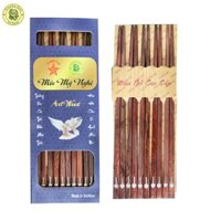 Đũa Gỗ Cẩm Lai Cẩn CAO CẤP Các Loại - Đồ Gỗ Nhà Bếp Thương Hiệu Trường Sơn 10 Đôi Hộp - Cẩn Chuồn Chuồn - HỘP 05 ĐÔI