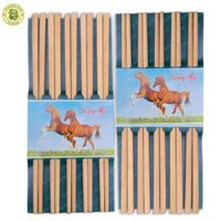 Đũa Gỗ - Đũa Gỗ Song Mã - Đồ Dùng Nhà Bếp Chất Lượng Cao 10 Đôi  Vỉ
