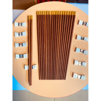 đũa gỗ Hồng đàn loại đặc biệt bọc vàng d