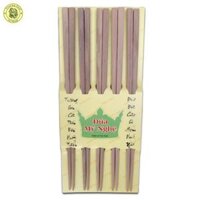 Đũa Gỗ Sao Mộc 5 Đôi - Dụng Cụ Nhà Bếp Bằng Gỗ