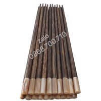 Đũa Gỗ Sóng Lá(đũa Buông) đầu tròn gắn trai biển - bộ 10 đôi
