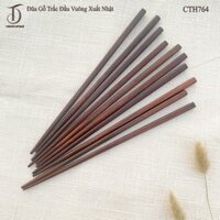 Đũa Gỗ Trắc HAHANCO [CTH764] Xuất Nhật Đầu Vuông Kháng Khuẩn Tránh Nấm Mốc